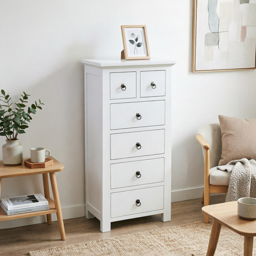 White 3+2  Dresser